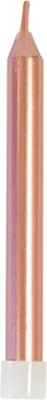 Produktbild von Geburtstagskerzen 10 Stück roségold 7cm - Einheitsgröße
