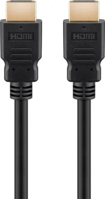 Image de GOOBAY Câble HDMI 2.1 0,5m p/p noir