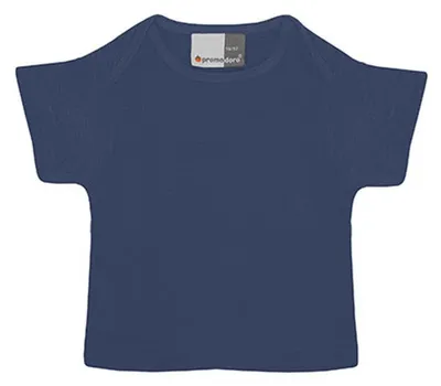 Produktbild von Baby-T-Shirt Baumwolle Kinder, Marineblau, 68/74