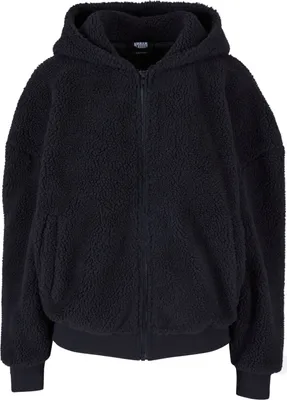 Produktbild von Urban Classics Ladies Oversized Sherpa Zip Hoody - 3XL