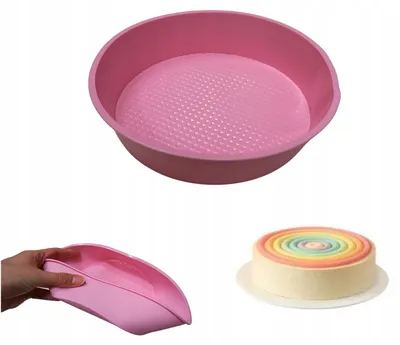 Produktbild von MTSidea Runde Silikon-Tortenform mit 22 cm Durchmesser