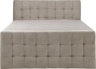 Produktbild von KSHOMECONCEPT Boxspringbetten mit Bettkasten IMPERIAL 160x200 cm, Bonell Matratze H3, Beige