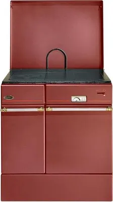 Image de Cuisinière à bois carmin - Godin - 240162CARMINPOLI -