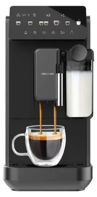 Zdjęcie produktu dla Superautomatyczny ekspres do kawy Cecotec Cremmaet Lungo Latte. 19 barów, blok termiczny, 7 rodzajów napojów, generator pary, 5 stopni mielenia