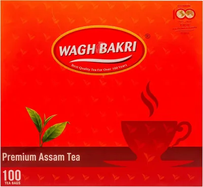 Obrázok produktu pre Wagh Bakri - Premium Assam Tea 100 vrecúšok čaju 200gr.