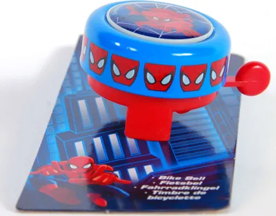 Produktbild von Marvel dzwonek rowerowy Spider-Man chłopcy 54 mm niebieski/czerwony