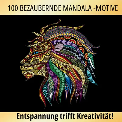 Produktbild von 100 Tier-Mandalas - Malbuch für Erwachsene