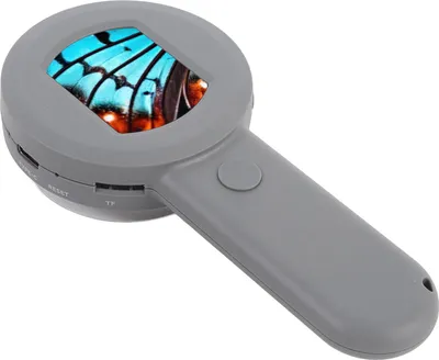 Obrázok produktu pre Plyisty Prenosný digitálny mikroskop 100x lupa s osvetlením Židia s jedným 2-palcovým LCD displejom
