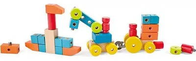 Image de Blocs de construction Hape - Jeu de construction créatif pour enfants - Jouets éducatifs