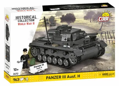 Immagine prodotto di Cobi Klemmbaustein-Set Panzer III Ausf. H, WWII, 963 Teile, 2672