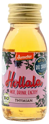 Produktbild von HOLLALA -  (Demeter) Sirup Thymian 60ml