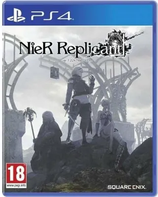 The image shows the front cover of a PlayStation 4 video game case for NieR Replicant.