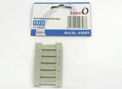 Produktbild von LENZ Spur 0 45093 Schienenverbinder PECO 24 Stück