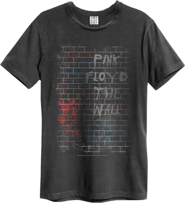 Produktbild von Amplified - "The Wall" T-Shirt für Herren/Damen Uni GD1288 (L) (Holzkohle)