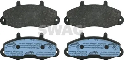 Produktbild von SWAG Bremsbeläge Satz Vorne Bremsklötze für FORD TRANSIT MK-5 Bus (E) 50 91 6037