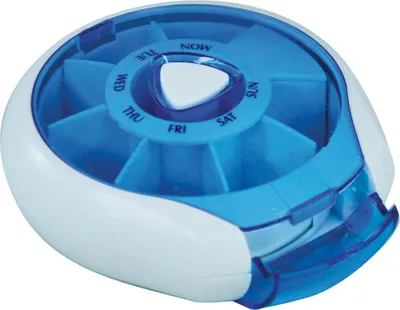 Productafbeelding van Aidapt Pillendoosje opslag voor 1 week - Blauw