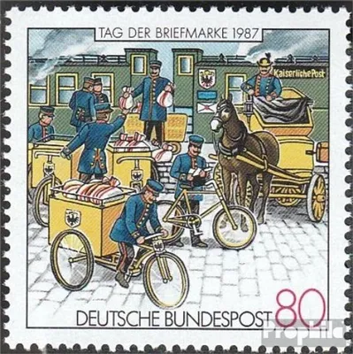 Produktbild von Briefmarken BRD (BR.Deutschland) 1987 Mi 1337 (kompl.Ausgabe) postfrisch Tag der Briefmarke