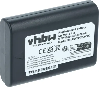 Produktbild von vhbw Akku Ersatz für Leica BLI-312, 14464, BP-SCL1 für Kamera (1800 mAh, 3,7 V, Li-Ion)