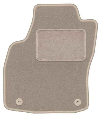 Zdjęcie produktu dla Dywanik samochodowy welurowy kierowcy do Opel Astra H (2003-2010, sedan, hatchback, kombi, TwinTop, cabrio, coupe) beżowy, dopasowany