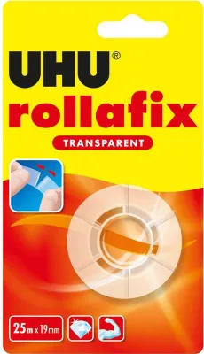Produktbild von UHU Rollafix, Transparent, Tape, 1 Stück(e), Sichtverpackung, Italien