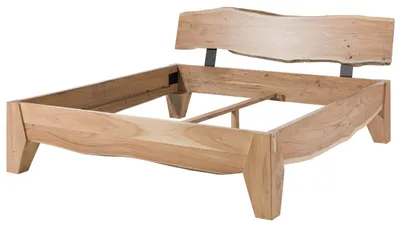 Immagine prodotto di MASSIVMOEBEL24 | PURE ACACIA #313 Letto matrimoniale in legno di acacia - laccato / natur 180x200
