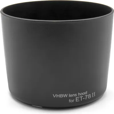Produktbild von vhbw Gegenlichtblende für 72mm Objektiv, Rund, Bajonettverschluss, 10 cm, schwarz