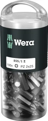 Produktbild von Bitgroßpackung 855/1 Z PZD 2 L.25mm 100St./Box WERA