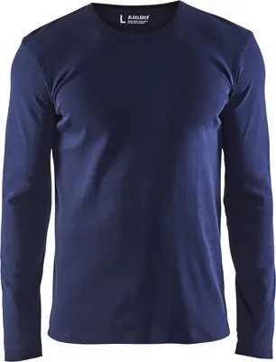 Produktbild von Blakläder Langarm T-Shirt 3314 1032 in div. Farben, Farbe:Marineblau, Größe:4XL