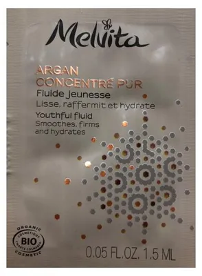 Produktbild von Melvita Argan Concentre Pur Arganöl und Arganfruchtfleischextrakt Glättet/Festigt & Hydratisiert Tag Flüssigkeit Für das Gesicht 1.5 ml *Muster
