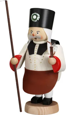 Produktbild von Pilzsammler (19cm) Räuchermann von Seiffener Volkskunst