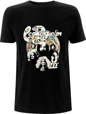 Produktbild von Led Zeppelin Photo III Black L T-Shirt