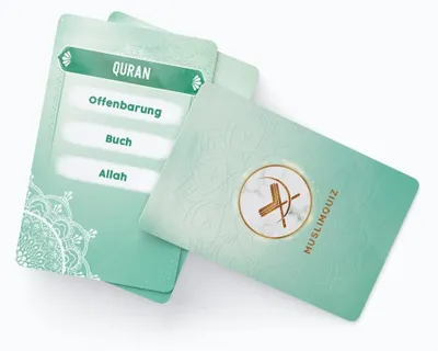 Produktbild von Islam Quiz Ratespiel Quizspiel Quran Geschenk für Muslime Kinder Deutsch Sukuten