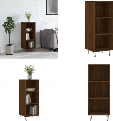 Obrázok produktu pre vidaXL Príborník hnedý dubový vzhľad 34,5x32,5x90 cm materiál na báze dreva - Príborník - Príborníky - Skriňa - Úložná skriňa