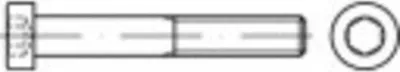 Produktbild von TOOLCRAFT 1068368 Zylinderschrauben M5 10 mm Innensechskant DIN 7984 Edelstahl A2 100 St.