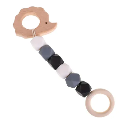Produktbild von IKONKA Pädagogisches Knopfmosaik + Formenpuzzle (24el+12 Tafeln)