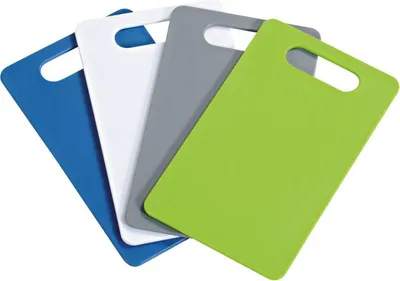 Immagine prodotto di Set di 4 taglieri Kesper 92227, Plastica, Multicolore