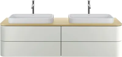 Produktbild von DURAVIT HP4964B3939 WTU HappyD2+ wandh.,408x1600x550mm