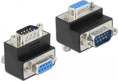 Image de Delock 65267 DELOCK Adapter D-Sub9 -> D-Sub9 St/Bu 270° Winkel