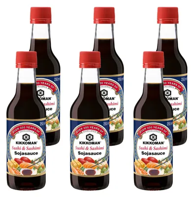 Produktbild von Kikkoman Sushi & Sashimi Soja-Sauce - 6x 250ml