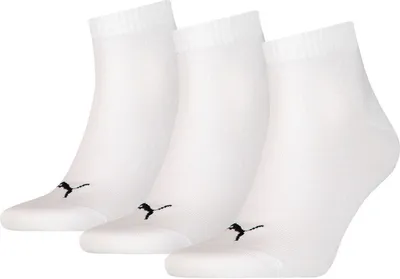Obrázok produktu pre Puma Quarter Socken 3-pack, biela, veľkosť: 43-46