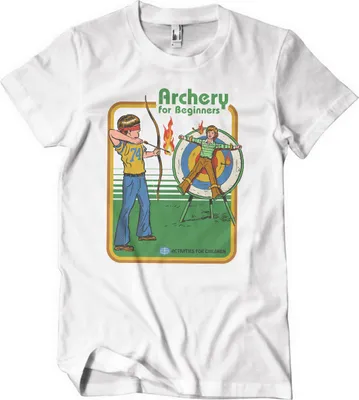 Produktbild von Archery For Beginners T-Shirt - X-Large - White