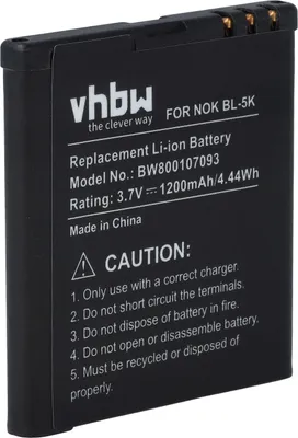 Produktbild von vhbw Akku kompatibel mit Bea-fon SL590, SL470, SL580, SL480, SL670, SL570, SL670_EU001W, SL670A Handy Smartphone Telefon (1200 mAh, 3,7 V, Li-Ion)