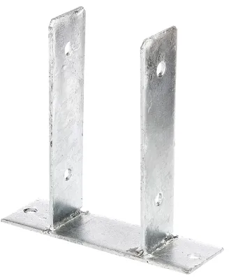 Zdjęcie produktu dla Alberts U-Pfostenträger, zum Aufschrauben, für Holzpfosten 91 mm, Höhe 200 mm, feuerverzinkt