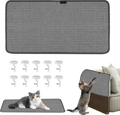 Produktbild von Kratzmatte für Katzen - Schutz für Möbel - 1 Stück - Sisal - 20 × 60 cm