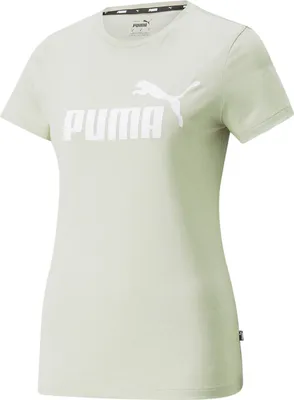 Produktbild von PUMA Essentials Logo Heather T-Shirt Damen spring moss heather M