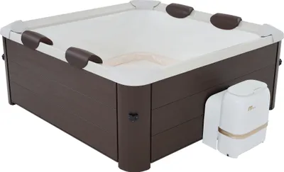 Produktbild von MSpa Whirlpool XXL neustes Modell Frame TRIBECA 2026 + MSPA App - UVC - Holz-Optik - Kombi Outdoor Pool - OZON - KEIN Starkstrom - winterfest - 6Pers.