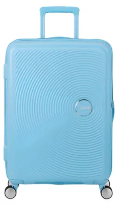 Produktbild von American Tourister SoundBox, Karre, Harte Schale, Blau, Blueberry Fizz, Medium, 4 Rad/Räder