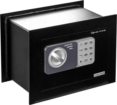 Immagine prodotto di Cassaforte da parete, con serratura elettronica a combinazione, capacità 6 litri, acciaio inossidabile