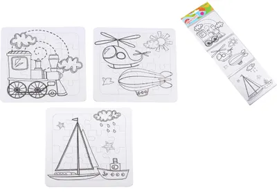 Produktbild von Malbuch-Puzzle