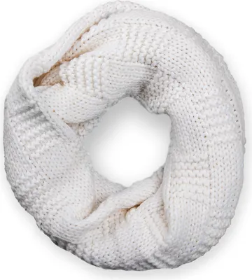 Produktbild von styleBREAKER Uni Strick Loop Schal mit Patentmuster, Uni Feinstrick Schlauchschal, Winter Strickschal 01018152